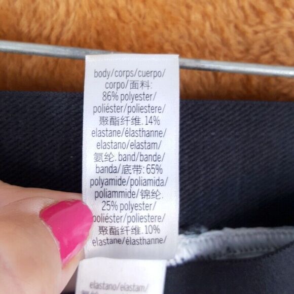 VICTORIAS SECRET SPORT Womens Shorts Small Black Gray Mini Hot Running Stretch - Picture 4 of 8